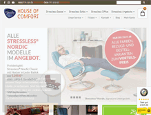 Tablet Screenshot of house-of-comfort.de